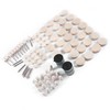 Haofy 90Pcs Polishing Buffing Wheel Mixed Kit Buffing Wheels Abrasive