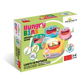 Adventerra Games, Memory Hungry Bins We Learn to Recycle Memory from 3 Years, Montessori Learning Games, Ecological Games