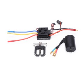 3650 3500KV Waterproof Brushless Motor with 60A ESC Motor Pinion Gear Puller Remover Combo Set for 1/10 1/8 RC Car
