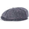 Men’s Woolen Newsboy Cap Tweed Gatsby Ivy Cabbie Flat Golf