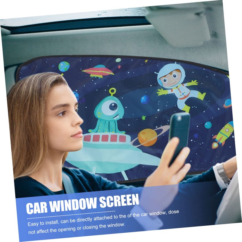 FUNOMOCYA Car Window Sunshade for Baby Car Window Screen Blocker