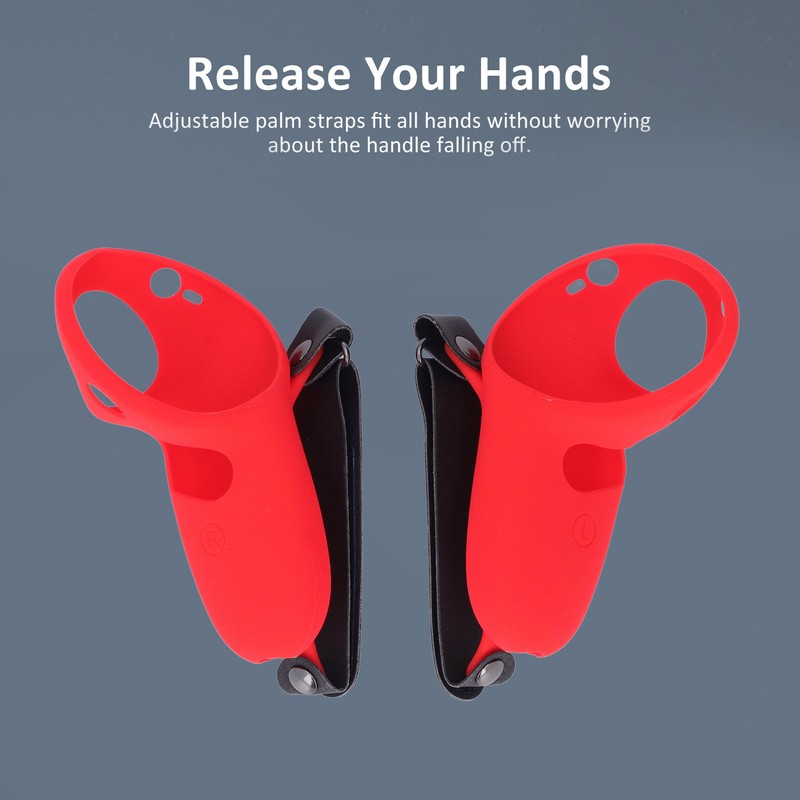 2pcs Touch Controller Grip Cover Silicone Grip Cover Protector with