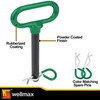 Wellmax 2-Pack 5/8" x 4-1/2" Steel Hitch Pin with 4pcs