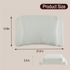 CPAP Side Sleeping Pillow, 3-Layer Adjustable Memory Foam Neck Support