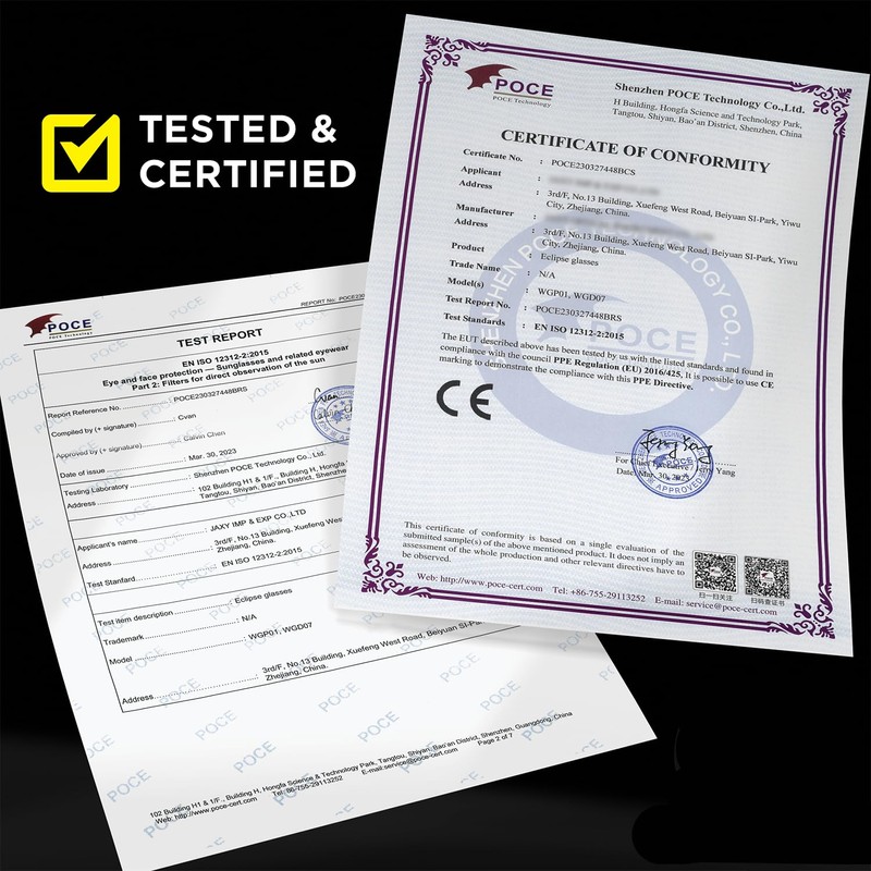 Medical king Solar Eclipse Glasses AAS Approved 2024 (10 Pack)