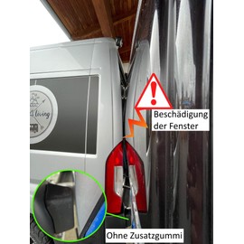 STYYL Ducato Jumper Boxer Window Protection Additional Rubber Bumper Set 2-Piece