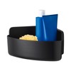 tesa Lavaa Corner Shower Basket M, Matt Black - Shower