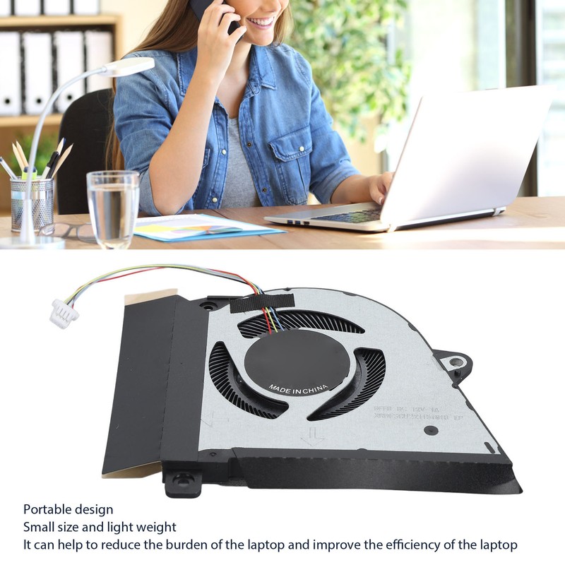 Laptop Cooling Fan for ASUS Replacement 4 Pin Cooling Fan