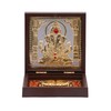 House Of Wemy Gold Plated Pocket Temple with Charan Paduka
