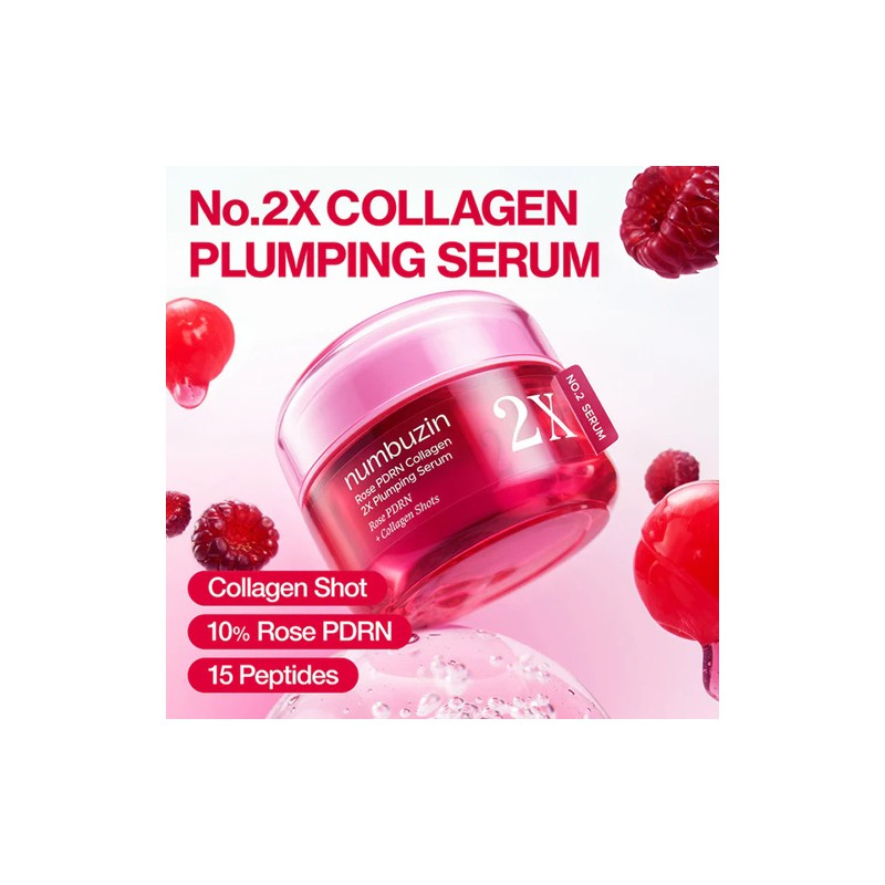 Numbuzin [Numbuzin]No.2 Rose PDRN Collagen 2X Plumping Serum 30ml