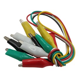 Juego De 5 Cables Con 10 Caimanes