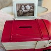 FMYSUSUXY Vintage Truck Van Model Piggy Bank with Photo Frame