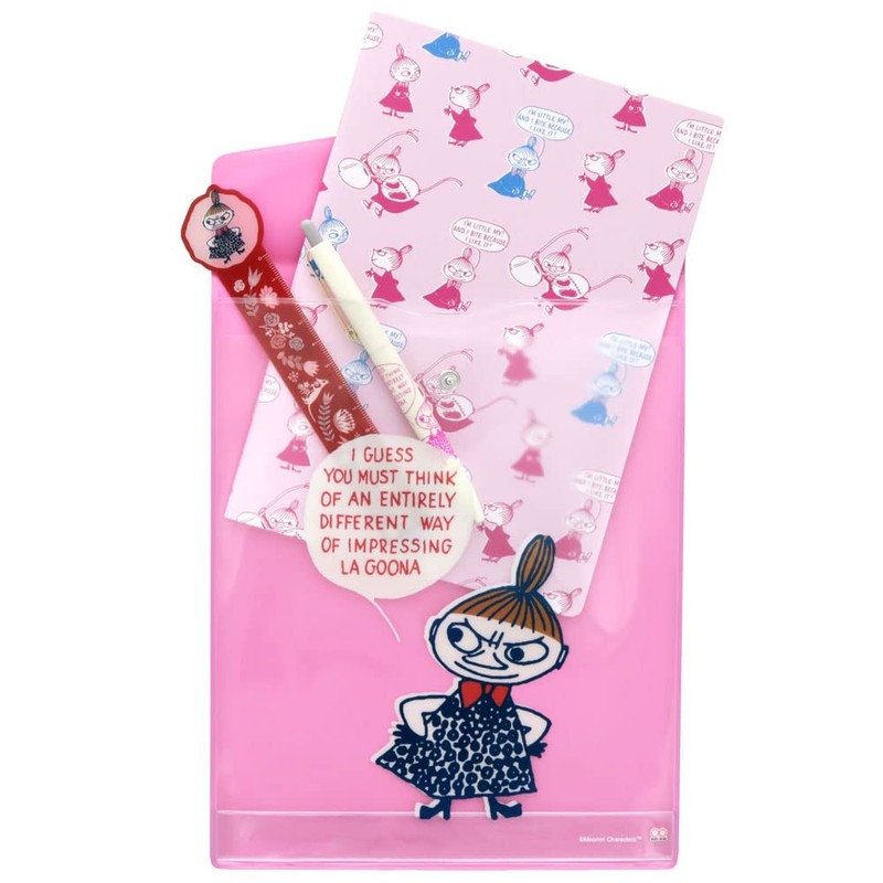 Sunstar Stationery Moomin Stationery Set, Little My S4731875