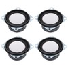 Hsthe Sea 4 Pieces Square Micro Speaker Diameter 2 Inch