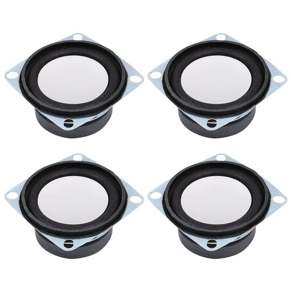 Hsthe Sea 4 Pieces Square Micro Speaker Diameter 2 Inch
