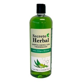 Shampoo Secreto Herbal Sábila Orgánica Crecimiento 1l                                                                                                 