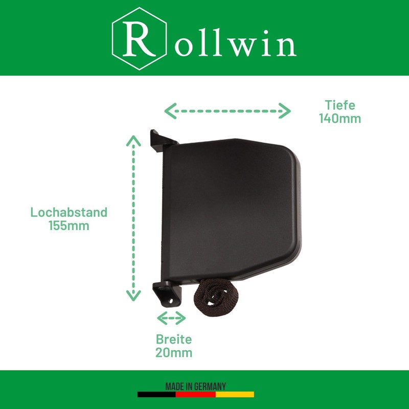 Rollwin 2 x Roller Shutter Belt Winder Surface-Mounted – from