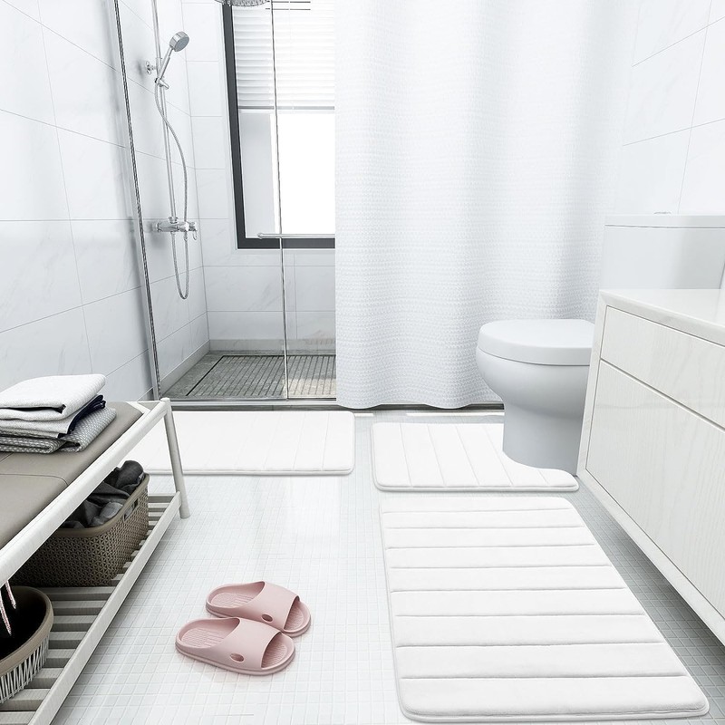 smiry Memory Foam Bath Mat, 60 x 180 cm, Extra