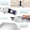 FDJASGY Silver Coating Layer Fabric Blocking UV 99.9% Sun Umbrella