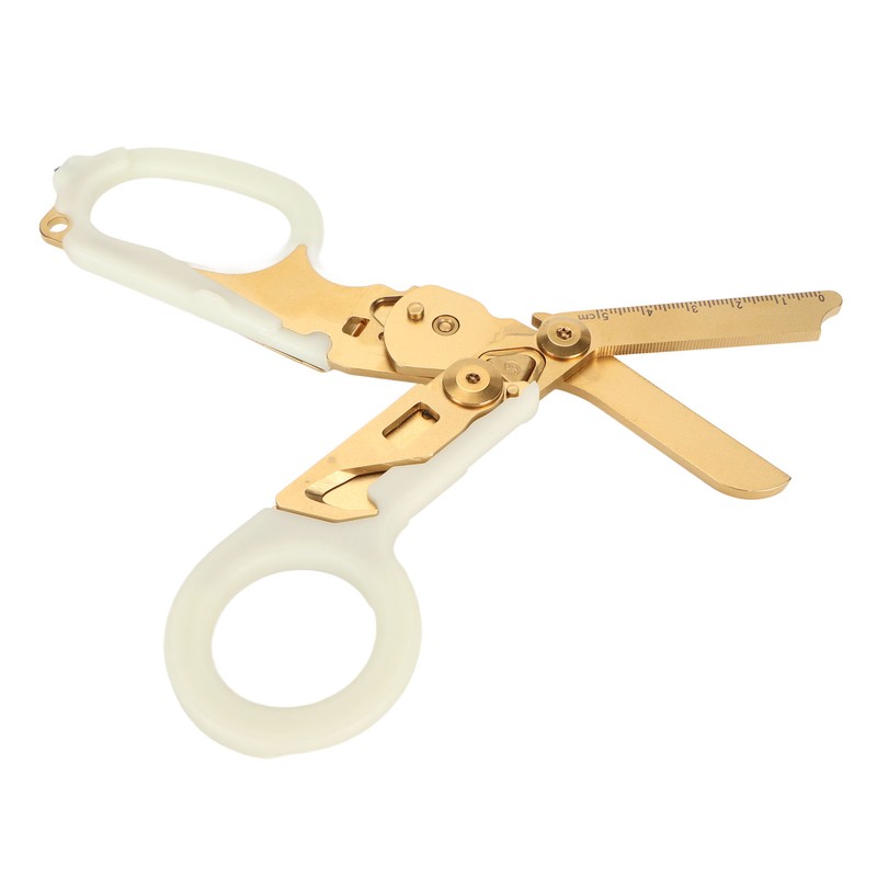 Emergency Response Shears with Glass Breaker Stainless Steel Plastic Luminous