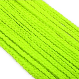 Box Braids Crochet Hair 24 Inch Prelooped Crochet Hair Extensions Hand Made 3 Packs 22 Strands/Pack (A22)