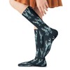 1 Pair Knee High Stockings, Long Soft Compression Crew Foot