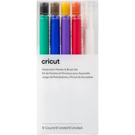 Cricut Watercolor Marker & Brush Set (9 ct), Assorted