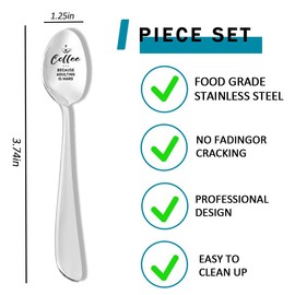 Inspirational Gifts for Women Her Friend Christmas Gifts for Daughter Niece Birthday Gift for Coworkers Friend Spoon Gifts for Grandson Granddaughter Motivational Gifts for Husband Wife Coffee Spoon