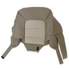 NLQR Driver and Passenger Replacement Bottom Seat Covers Leather Tan