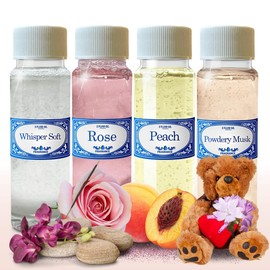 Generic Love Potion Concentrated 2.0 fl oz Fragrances Pack, Rose, Powdery Musk, Whisper Soft & Peach, Compatible with Sirena, Rainbow, Hyla, Diffusers, and Water Vacuums, Not Made by Rainbow