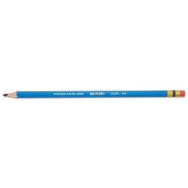 Prismacolor Col-Erase Pencil with Eraser, Blue Lead, Blue Barrel, Dozen