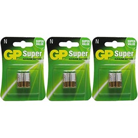 GP Alkaline Battery GP 910A, LR1 - N 1.5V, 3PACK X 2PCS