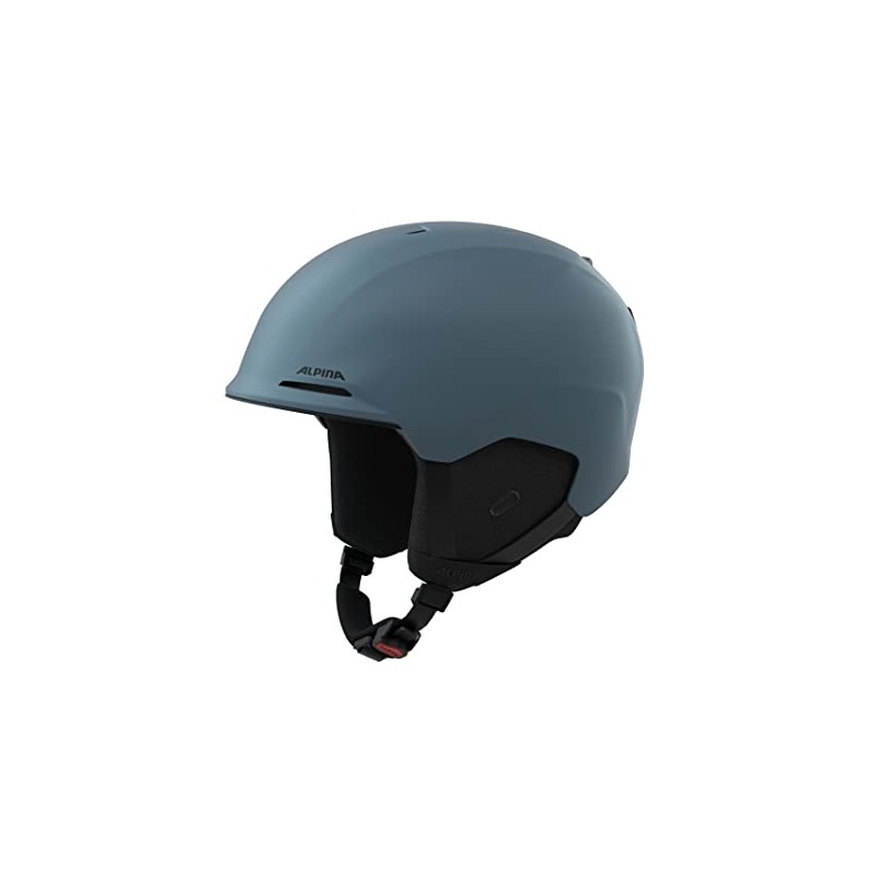 Alpina BRIX Unisex Adult Ski Helmet, Dirt Blue, Matt, 55-59