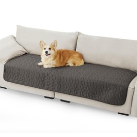 Bedsure Waterproof Dog Blanket for Dogs Washable - 76x182 cm Anti-Slip Dog Bed Covers for Couch Protection, Soft Pet Blanket Anti Scratches Dirty for Bed Furniture, Dark-Grey
