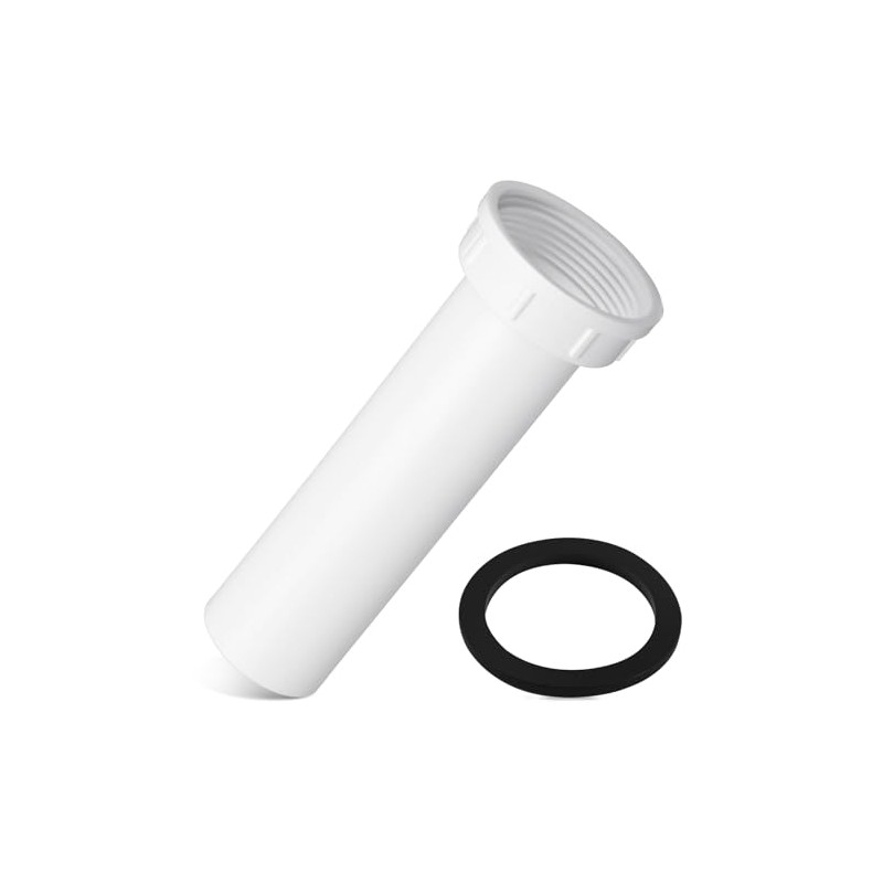 PP15-6W Sink Strainer Tailpiece 1-1/2" Dia X 6" L Threaded