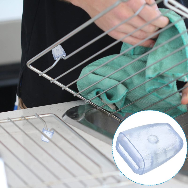 PATIKIL Kitchen Sink Rack Feet, 30 Pack 22x17x10mm Plastic Sink