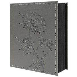Vienrose - Álbum de fotos de 200 fotos de 4 x 6 pulgadas, cubierta de piel vegano, bolsillos horizontales para álbum de fotos de gran capacidad de 4 x 6 para familia, boda, aniversario del bebé (200