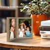 ORIVAN 3.5x5 Double Picture Frames Hinged Folding Photo Frames Vertical