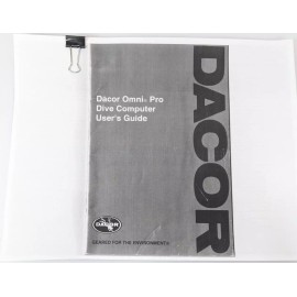 Dacor Omni Pro Scuba Dive Computer Instruction Printed Manual