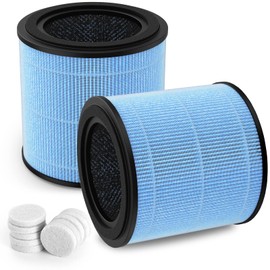 Breabetter AP0601 Replacement Filter Compatible with AIRTOK AP0601 Purifier, Part # AP0601-RF, 4-Stage Filters（2-Pack）