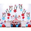 Winter Wonderland Red Happy Birthday Banner Pennant