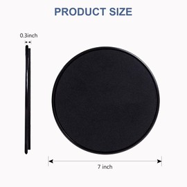 Gliding Discs Core Sliders Smooth Gliders Dual-Sided Design Core Exercise Sliders Use on Hardwood Floors, Workout Sliders Fitness Discs Abdominal & Total Body Gym-Exercise Equipment Set of 2