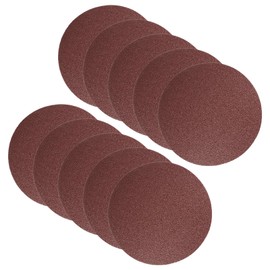 CoCud Hook and Loop Sanding Discs, 8 Inch 200mm Sandpapers 40 Grit Aluminum Oxide Flocking Sandpaper - (Applications: for Wood Metal Drywall), 10 Pieces