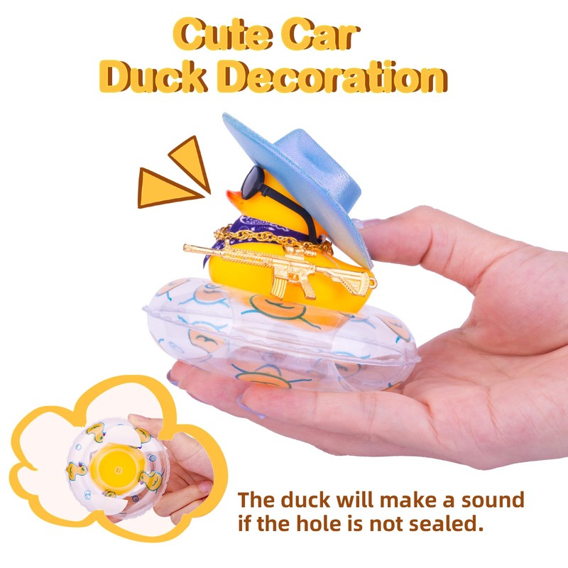 MuMyer Car Duck Decoration Dashboard, Rubber Duck Car Ornament Accessories
