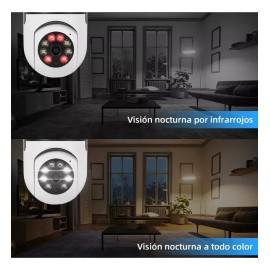 Camara de seguridad Kerui Smart resolucion 2mp visión nocturna blanco                                                                                 