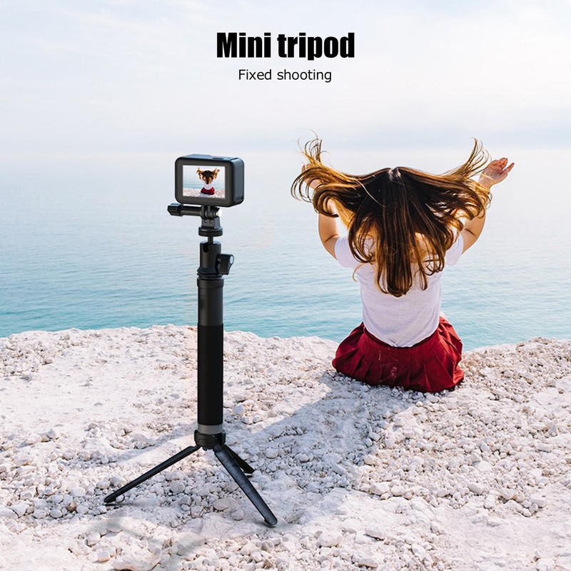 TELESIN Selfie Stick Aluminum Alloy Extendable Selfie Stick Tripod for
