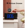 GOLOZA Projection Alarm Clock, Digital Clock with 180° Blue Digit+blue