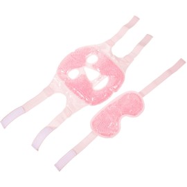 BESPORTBLE Cooling Eye Mask 1 Set Beauty Mask Pole Fishing Accessories Cooling Eye Masks Face Mask Ice Cold Eye Mask Facial Cooling Masks Heated Eye Mask Sleep Mask Big Mask Pink Keep Warm