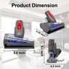 Bolan-Tech Mini Motorized Tool Brush Head for Dyson V7 V8