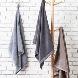 Soft touch hotel large bath towel / beach towel 450g, bath towel 450g_pure white / 소프트터치 호텔용 대형 바스타올 / 비치타올 450g, 바스타올 450g_퓨어화이트